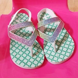 Sanuk Rainbow Glitter Flip-flops